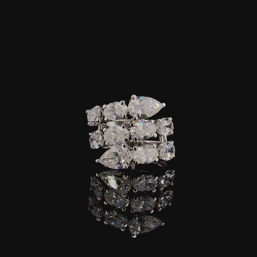 La DiaMantés | Wide Band Diamond Eternity Ring